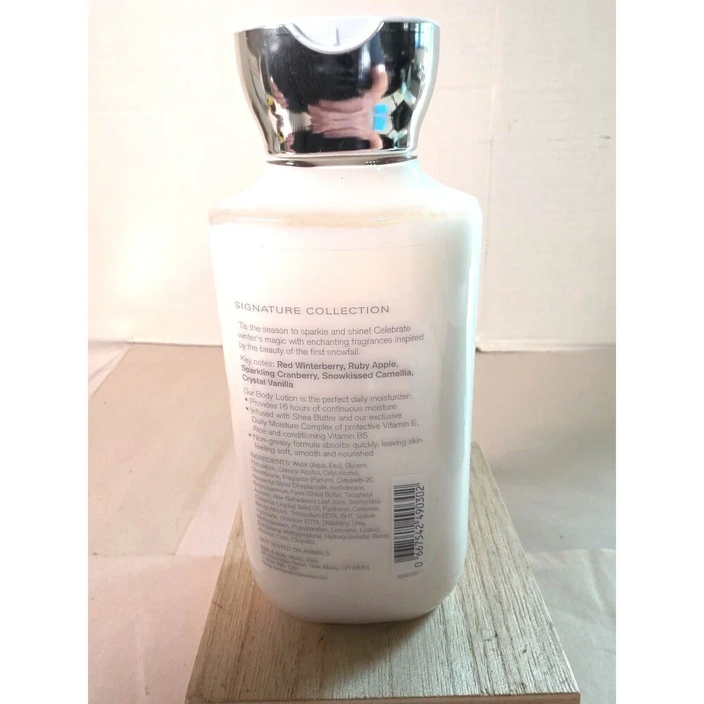 New Bath & Body Works Winterberry Wonder Shea & Vit E Body Lotion